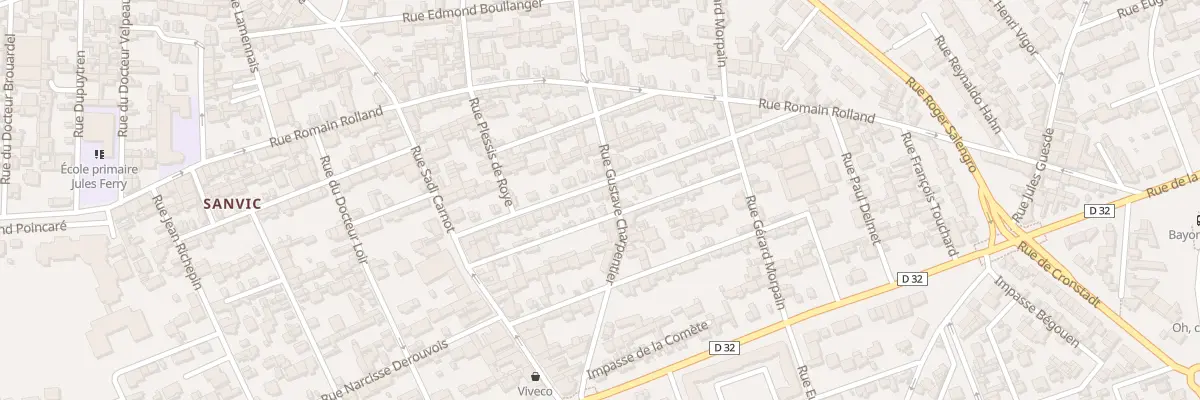 Plan du 32 Rue Johann Strauss au Havre