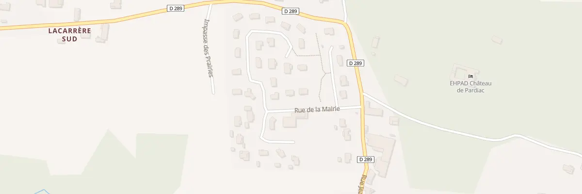 Plan du 4 Rue de la Mairie à Samazan