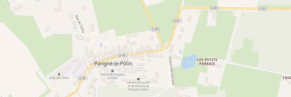 Plan du 6 Rue Principale à Parigné-le-Pôlin