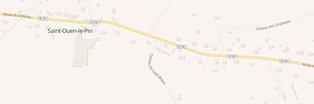 Plan du 481 Rte de la Mairie à Saint-Ouen-le-Pin