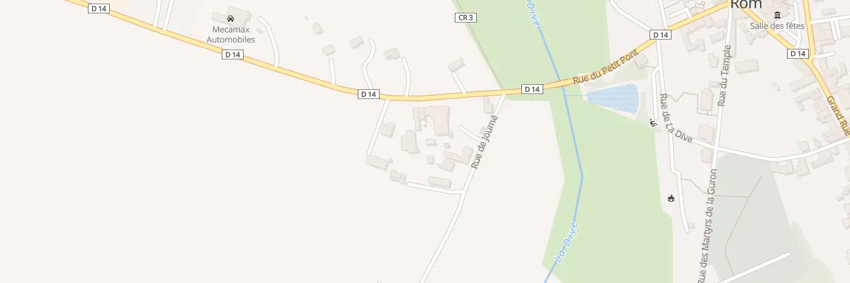 Plan du 3 Rte de Lezay à Rom