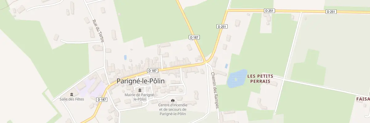 Plan du 4 Rue Principale à Parigné-le-Pôlin