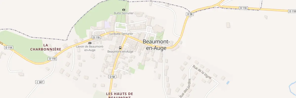 Plan du 28 Rue du Paradis à Beaumont-en-Auge