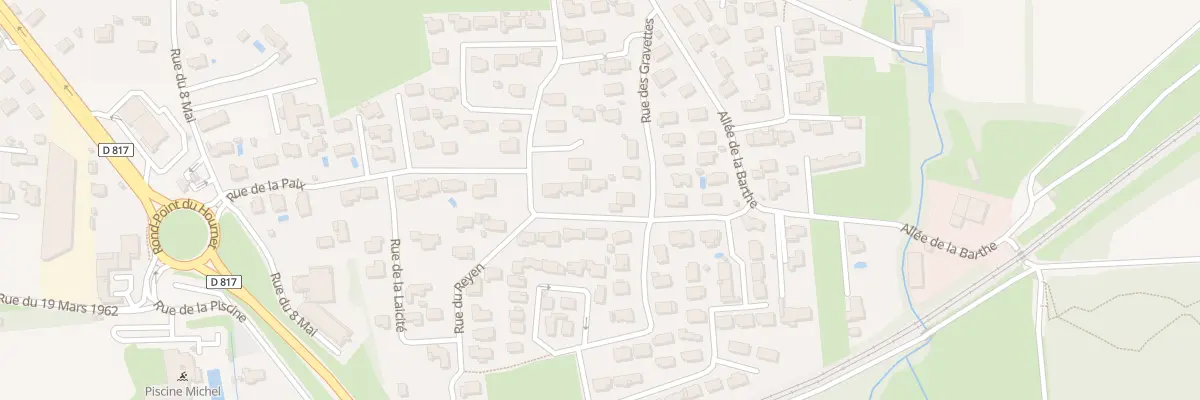 Plan du 2 Rue du Reyen à Séméac