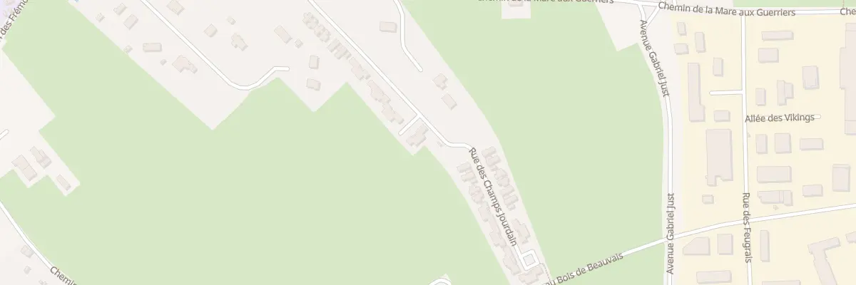 Plan du 14 Rue des Champs Jourdain à Trouville-sur-Mer