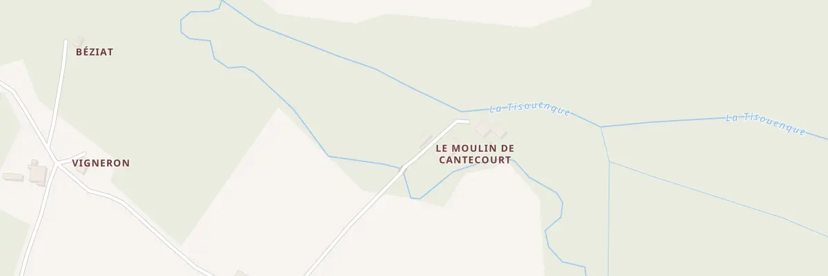 Plan du 22 Pres de Cantecort à Gaujac