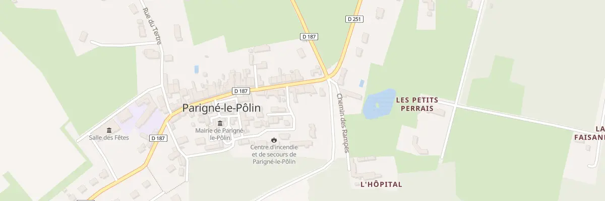Plan du 3 Rue Principale à Parigné-le-Pôlin
