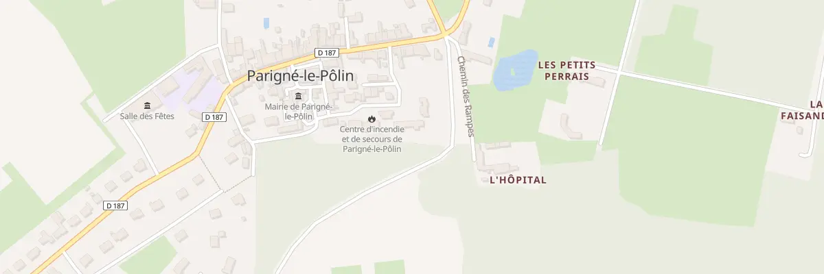 Plan du 6 Res du Parc à Parigné-le-Pôlin