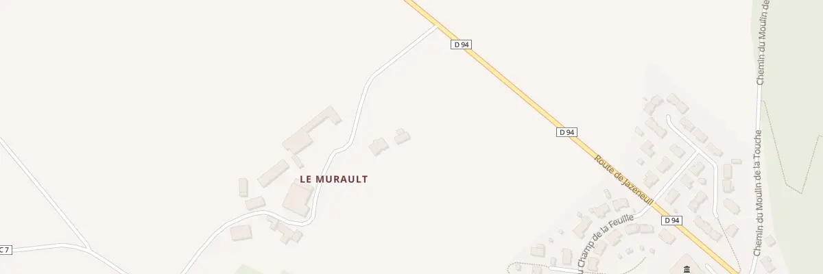 Plan du 1 Le Murault à Lusignan