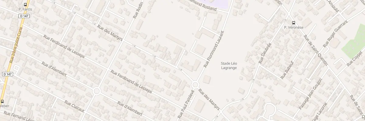 Plan du 87 Rue des Martyrs au Havre
