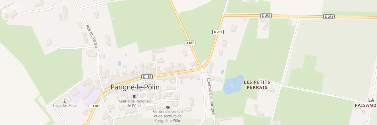 Plan du 2 Rue Principale à Parigné-le-Pôlin