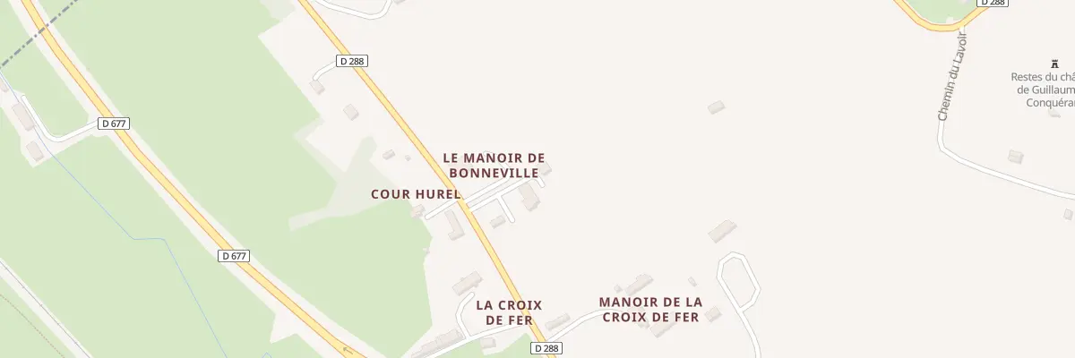 Plan du 337 Rte de la Croix de Fer à Bonneville-sur-Touques