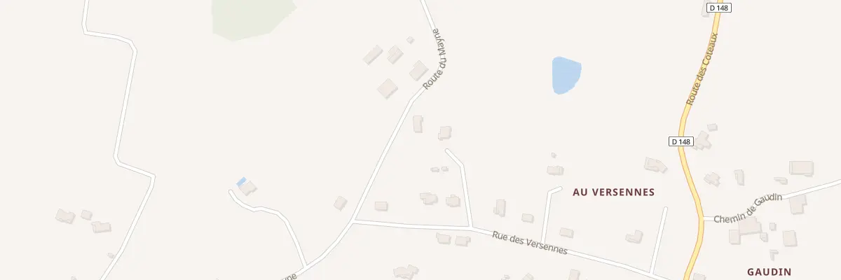 Plan du 542 Rte du Mayne à Lagupie