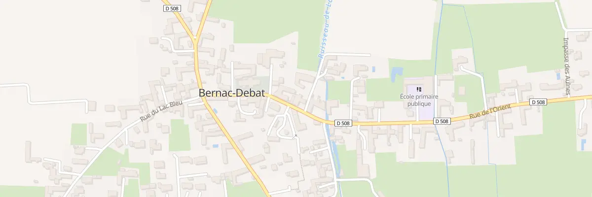 Plan du 15 Rue de l’Orient à Bernac-Debat