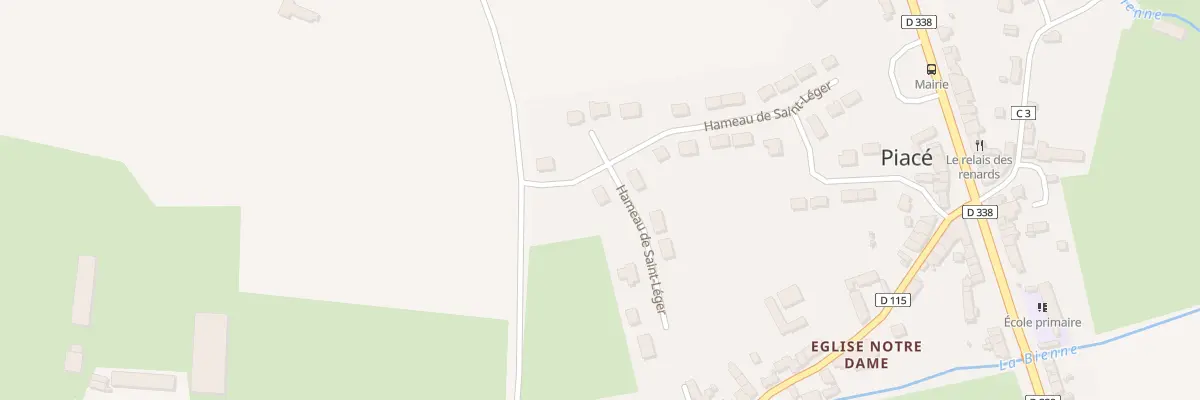 Plan du 30 Ham de Saint Léger à Piacé