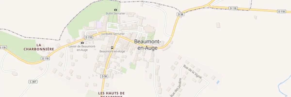 Plan du 34 Rue du Paradis à Beaumont-en-Auge