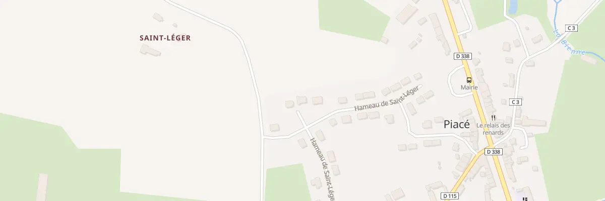 Plan du 20 Ham de Saint Léger à Piacé