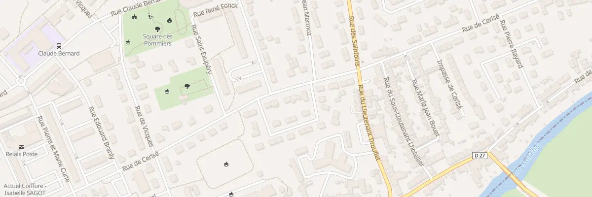 Plan du 72 Rue de Cerisé à Alençon