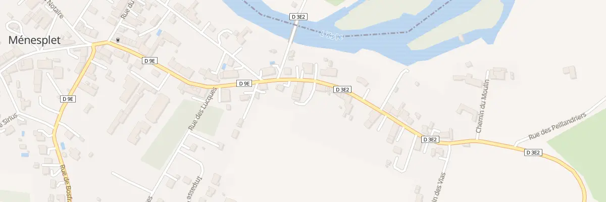 Plan du 28 Rue de la République à Ménesplet