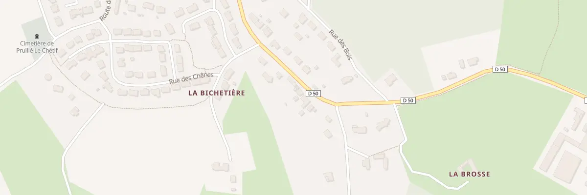Plan du 12 Rte du Mans à Pruillé-le-Chétif