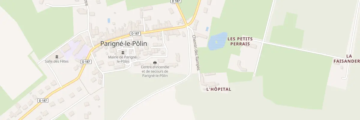 Plan du 8 Res du Parc à Parigné-le-Pôlin
