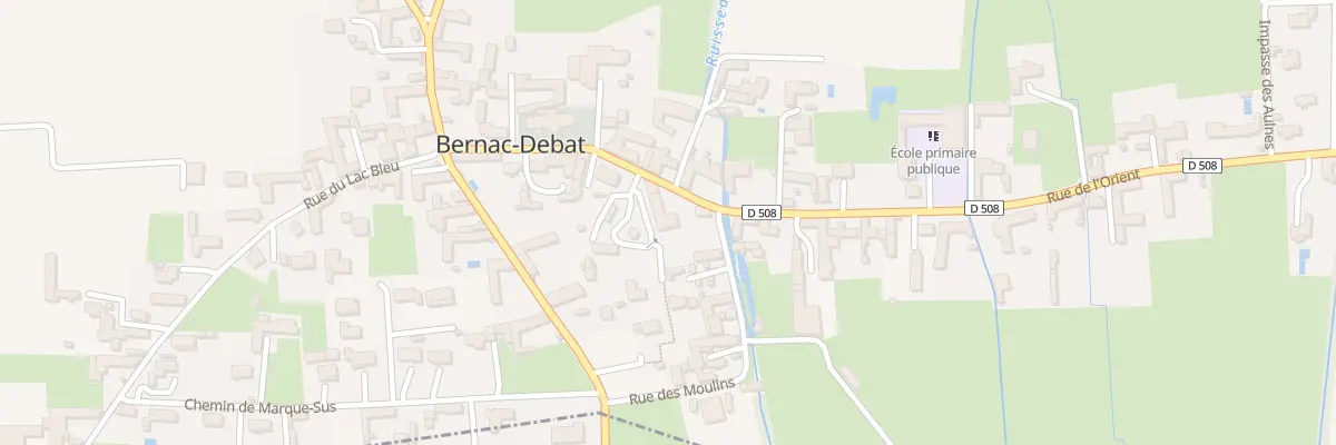 Plan du 30 Rue de l’Orient à Bernac-Debat