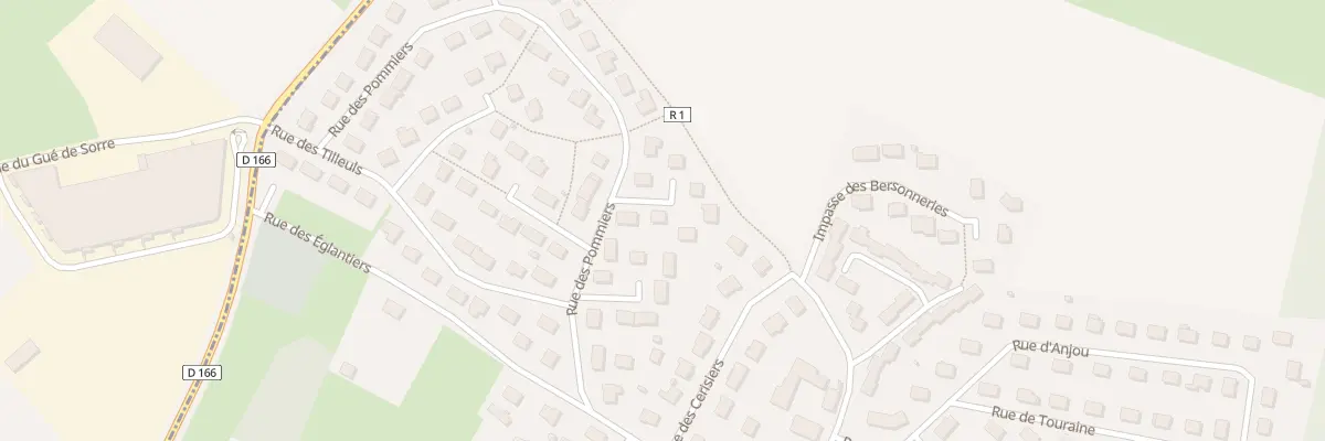 Plan du 4 Imp des Rosiers à Saint-Paterne - Le Chevain