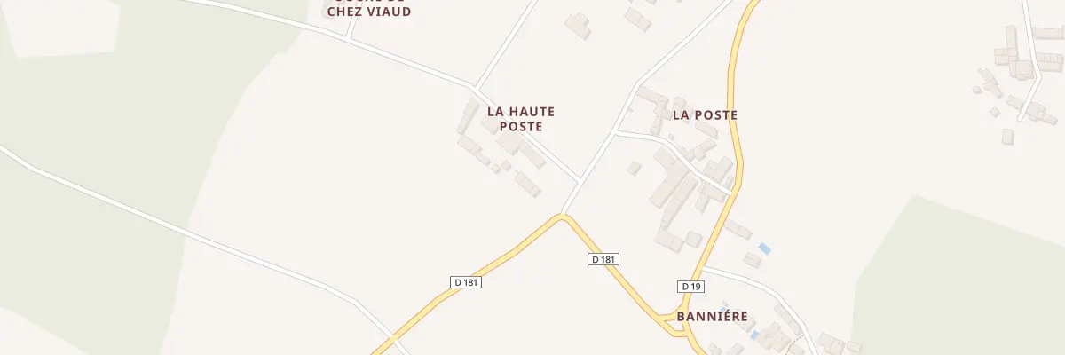 Plan du 1 La Haute Poste à Montjean
