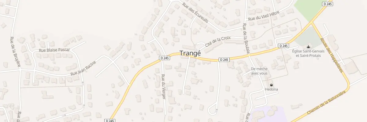 Plan du 5111 Les Bois à Trangé