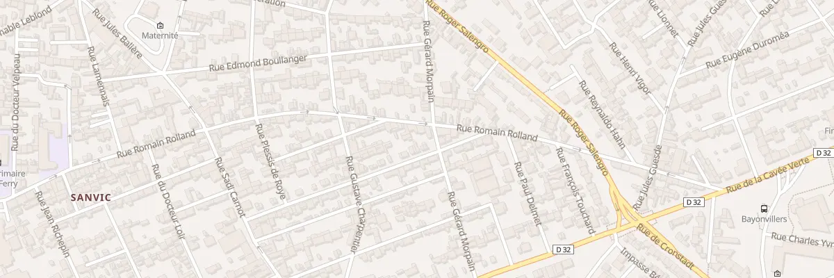 Plan du 45 Rue Johann Strauss au Havre
