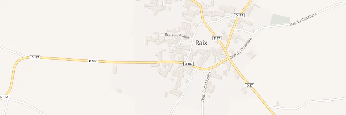 Plan du 12 Rte de Souvigné à Raix