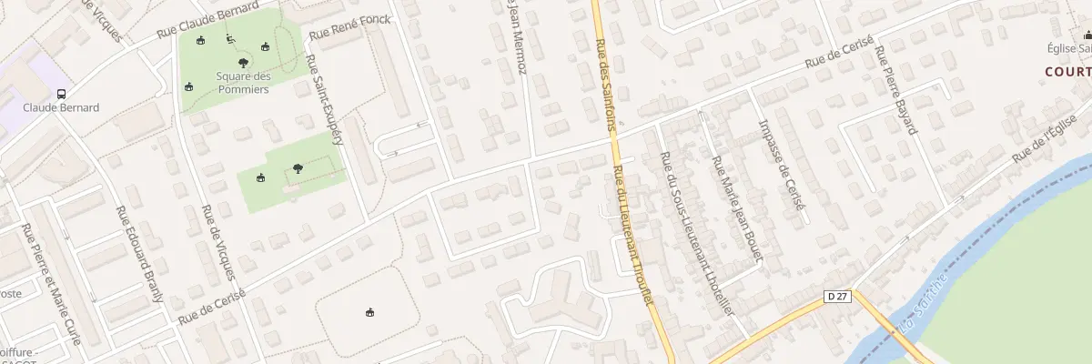 Plan du 76 Rue de Cerisé à Alençon
