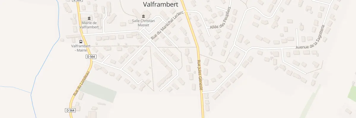 Plan du 3B Rue Andre Malraux à Valframbert