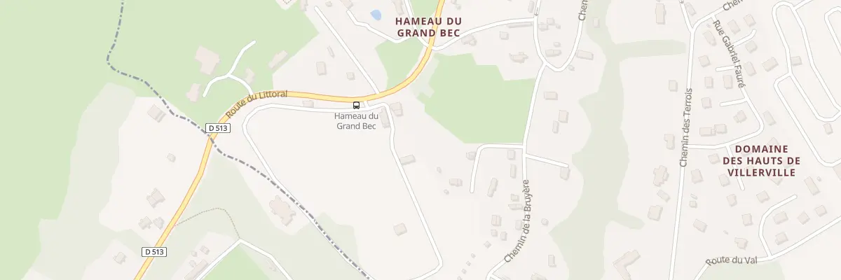 Plan du 5538 Gd Bec à Villerville