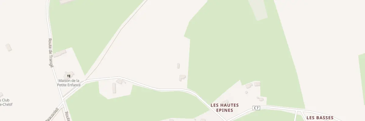 Plan du 5204 Kerbois à Pruillé-le-Chétif
