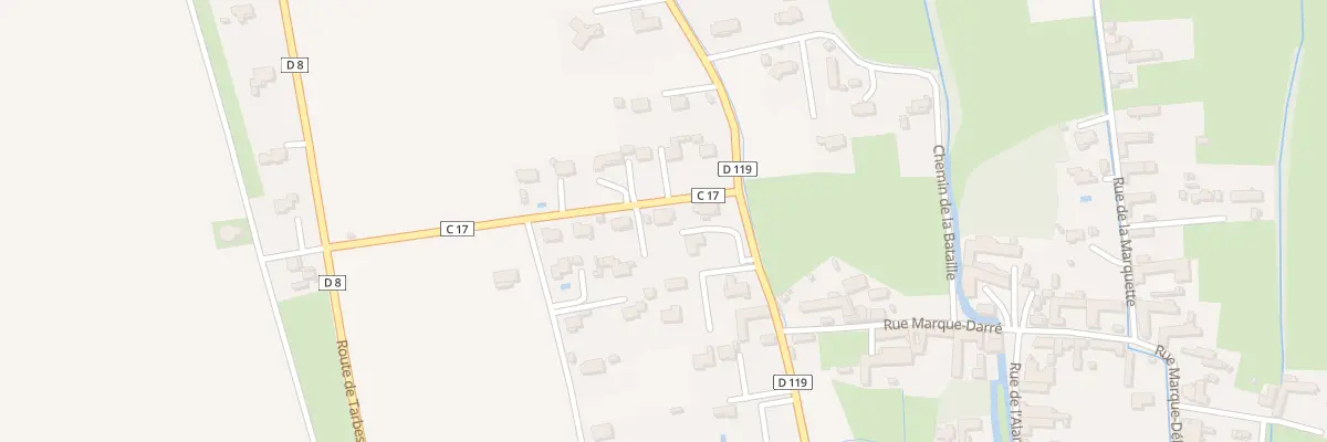Plan du 3 Rue de la Gare à Vielle-Adour