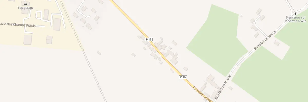 Plan du 40 Rue d’Ancinnes à Saint-Paterne - Le Chevain