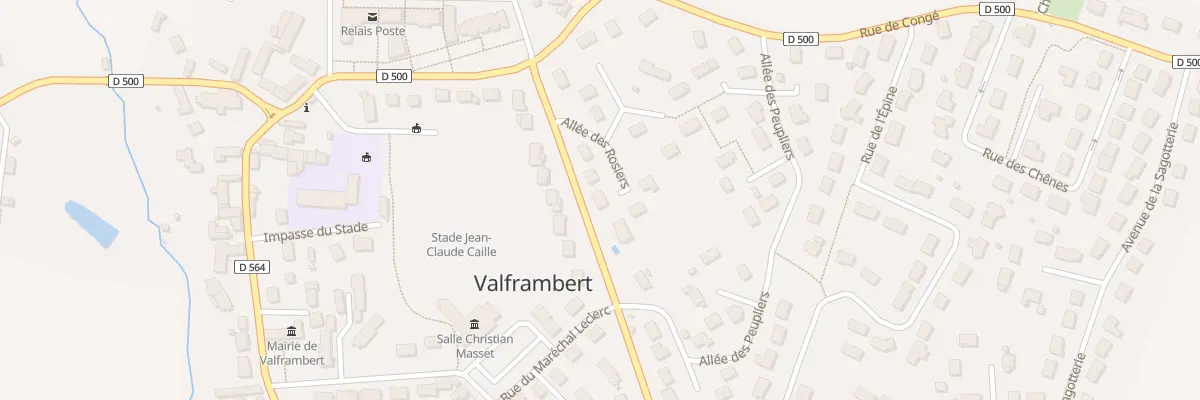 Plan du 3 Rue Jules Genesle à Valframbert