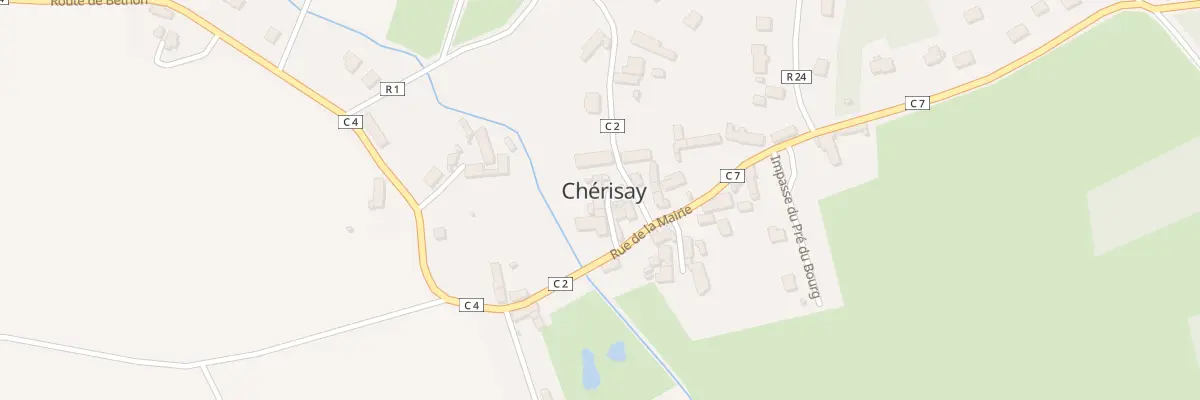 Plan du 5 Rue du Val Aux Moines à Chérisay
