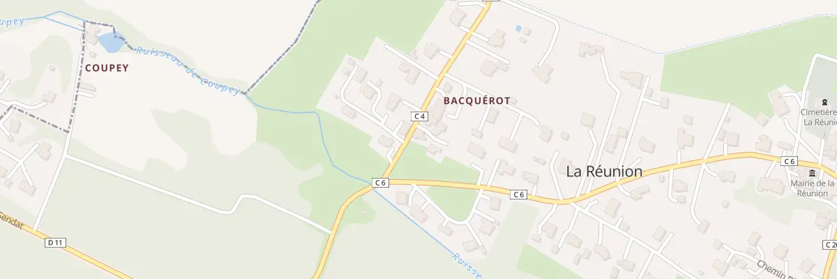 Plan du 318 Rte du Bacquerot à La Réunion