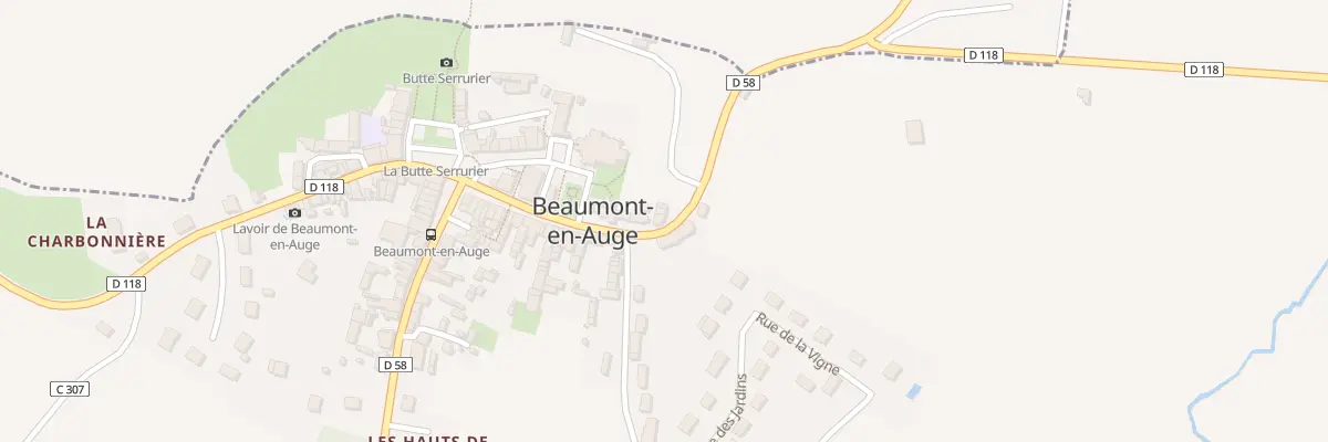 Plan du 19 Rue du Paradis à Beaumont-en-Auge