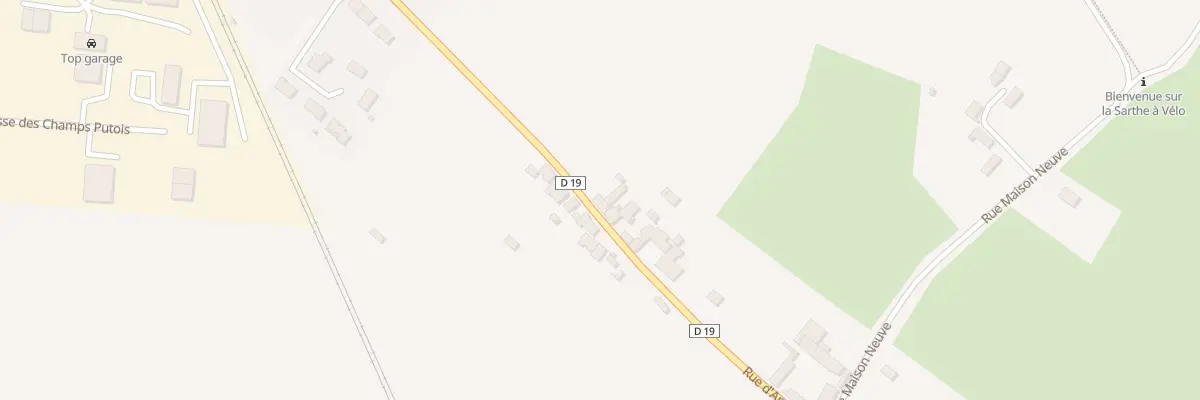 Plan du 15 Rue d’Ancinnes à Saint-Paterne - Le Chevain
