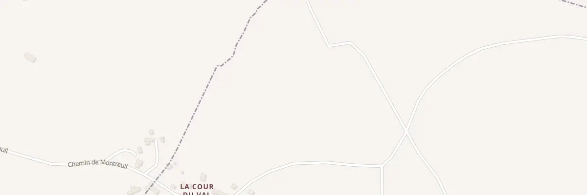 Plan du 717 Che de Montreuil à La Roque-Baignard