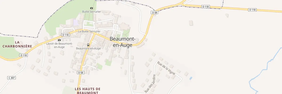 Plan du 4 Rue du Paradis à Beaumont-en-Auge