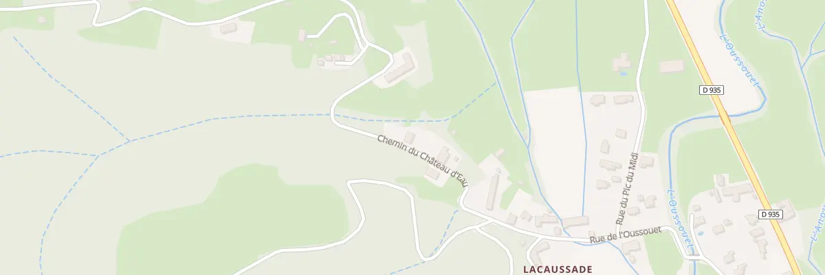 Plan du 9001 Che Chateau d’Eau à Trébons
