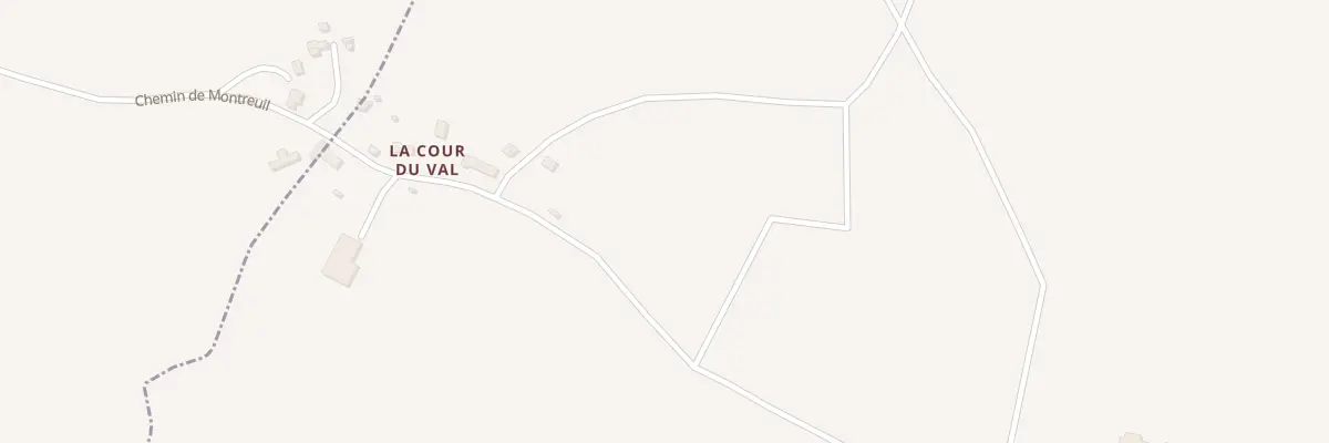 Plan du 749 Che de Montreuil à La Roque-Baignard