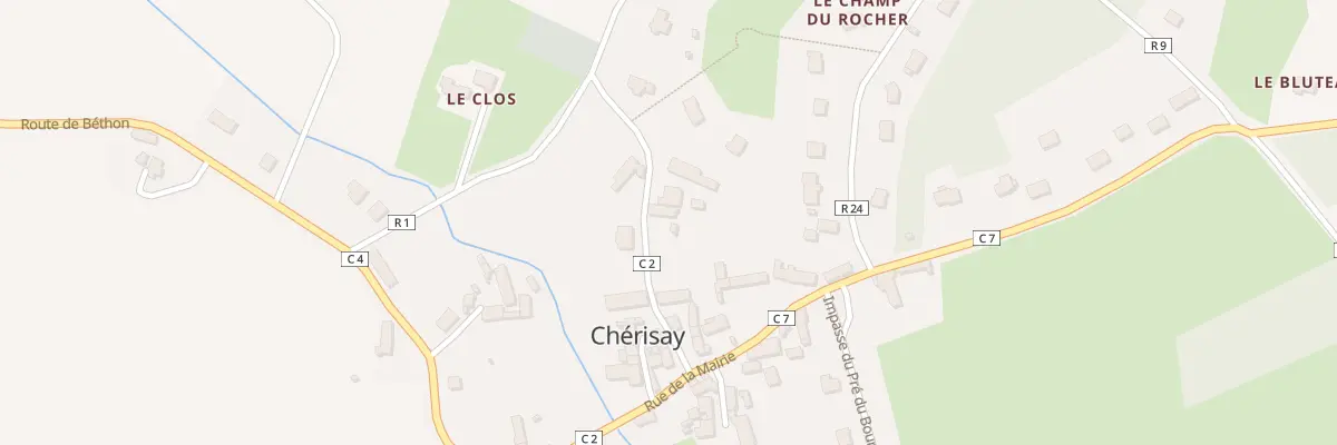 Plan du 4 Rue du Val Aux Moines à Chérisay