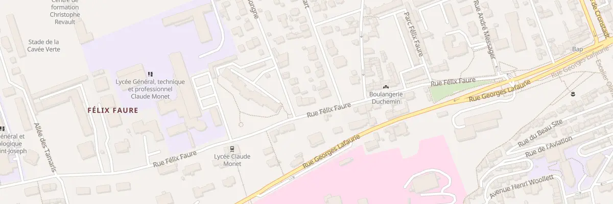 Plan du 297 Rue Félix Faure au Havre