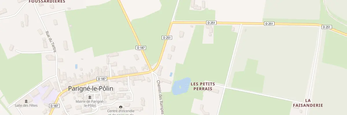 Plan du 5 Rue des Petits Perrais à Parigné-le-Pôlin