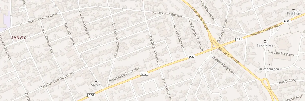Plan du 5 Rue Gérard Morpain au Havre